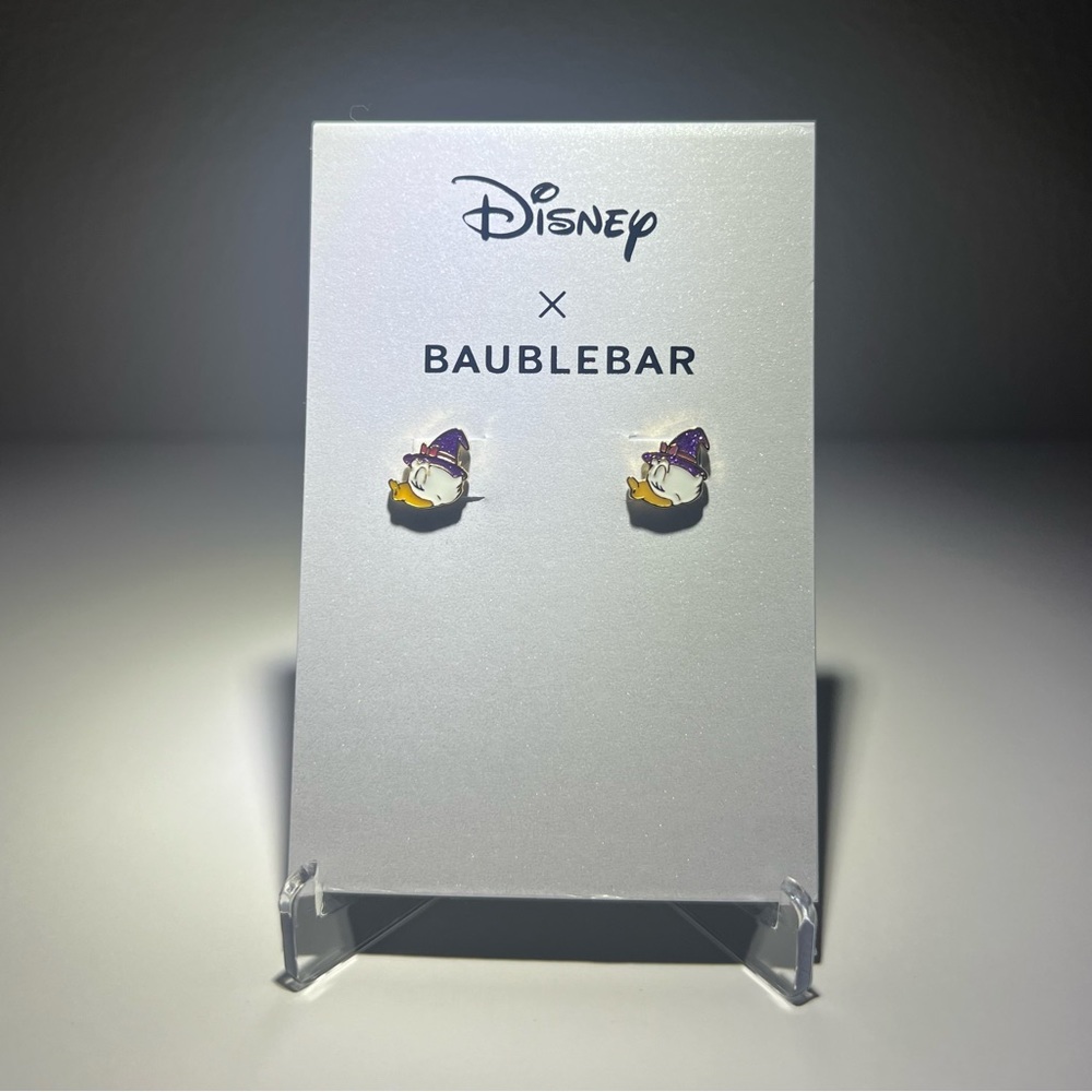 NWT Disney BaubleBar Daisy Duck Halloween Witch Earrings